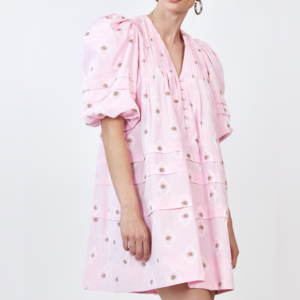 Hunter Bell Jenkins Dress Pink Blossom XS
